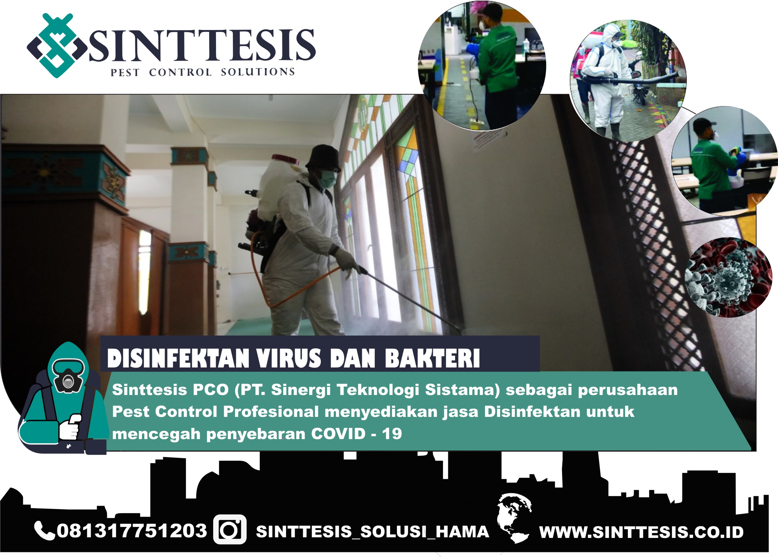 Jasa Disinfektan Virus dan Bakteri di Bogor