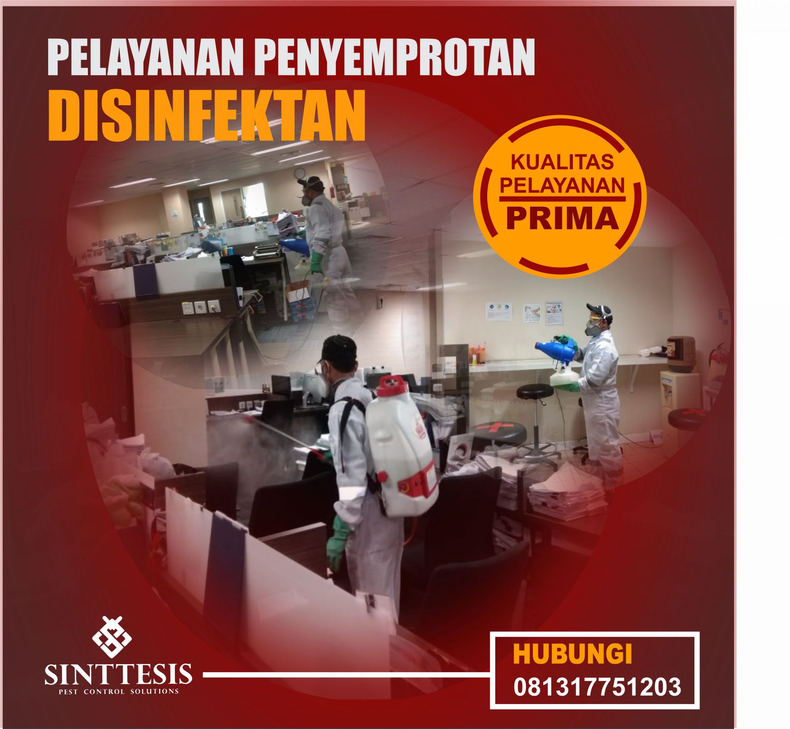 Pelayanan Penyemprotan Disinfektan