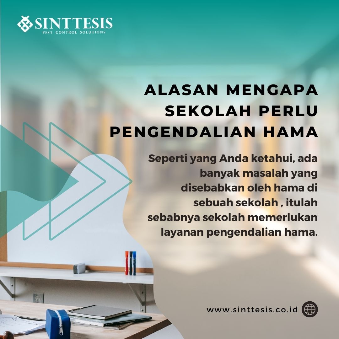 Alasan Mengapa Sekolah Perlu Pengendalian Hama Sinttesis