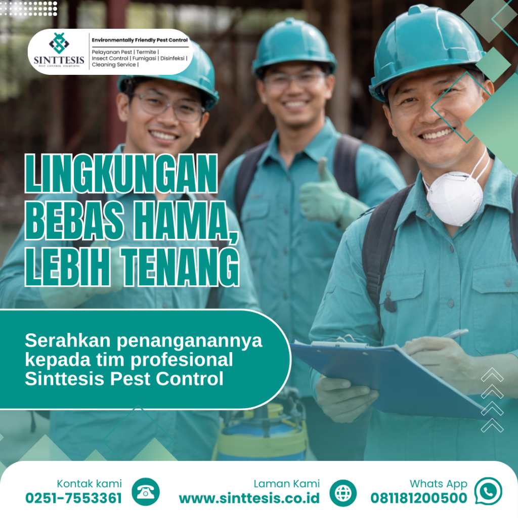 tim teknisi pest control profesional